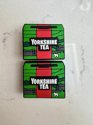 JIBBITZ 2 x Yorkshire Tea Shoe Charms