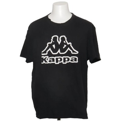Kappa, T-shirt, Größe: XXXL, Schwarz, Print, Herren #NjM