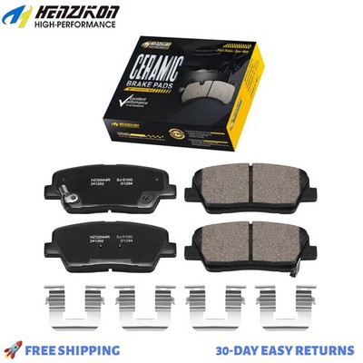 Premium Ceramic Rear Brake Pads Hardware for Kia Sedona 2014 Sorento 2011-2014