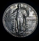 Uncirculated 1929 Standing Liberty Quarter 25C  superb strike no reserve