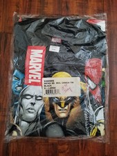 Camiseta negra Marvel Mad Engine X-Men & Avengers 2009 - XL para hombre - totalmente nueva