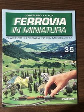Fascicolo Booklet Costruisci Ferrovia in Miniatura N. 35 Plastico Scala N