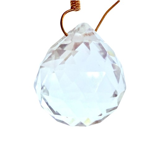 Vintage Swarovski Crystal Briolette Pendant 20mm Qty:1