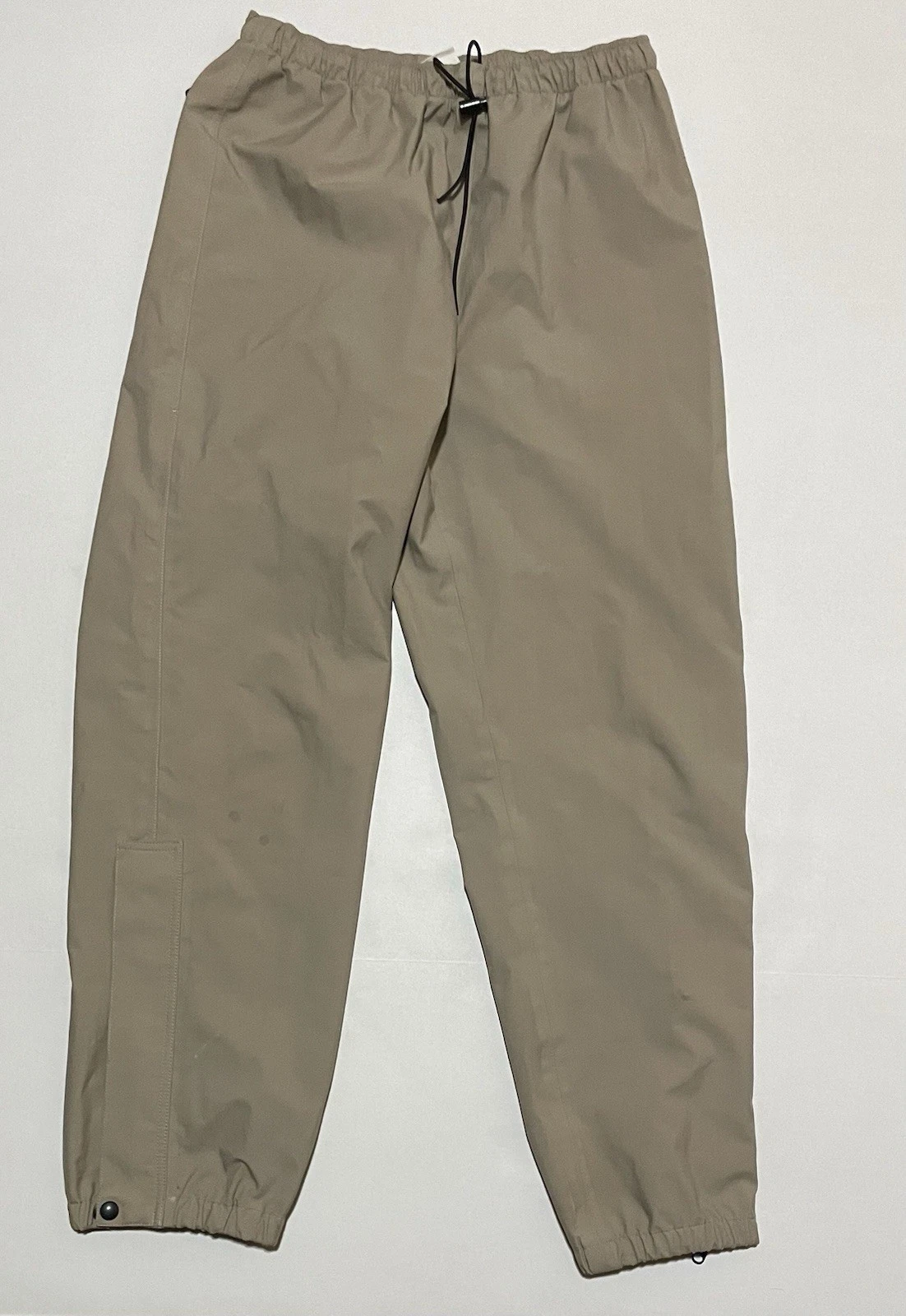 VINTAGE Travel Smith By SPORTIF Pants Mens Medium Khaki Gore Tex Zipper Cuff