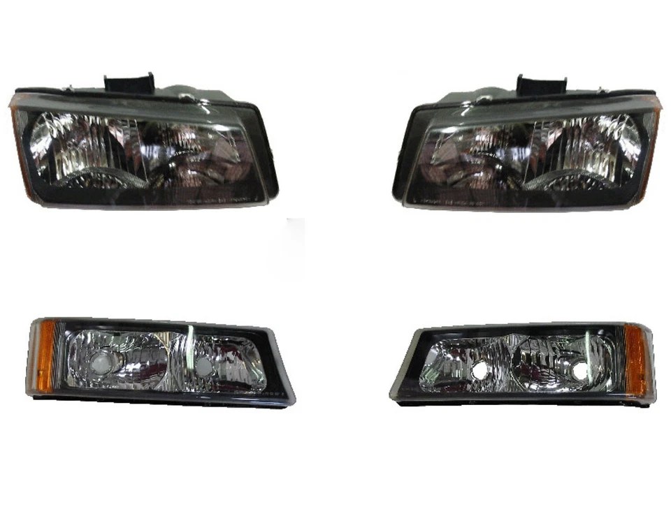 Headlights For 2007 Chevy Silverado Truck Classic 1500 2500 Signals Tail Lights Foto 2 de 4