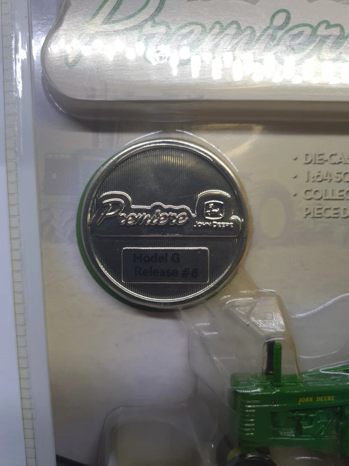 Tractor John Deere Modelo G 2007 diecast 1/64 Premiere Series #6 nuevo 37425B1 Foto 4 de 4
