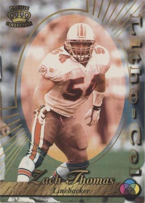 1996 Pacific Litho-Cel Zach Thomas #LITHO-57 - 1 of 2