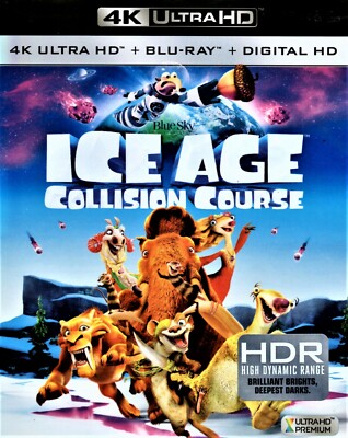 ICE AGE 5 - COLLISION COURSE - 4K Ultra HD UHD + Blu-ray - ENGLISCH: Dolby Atmos