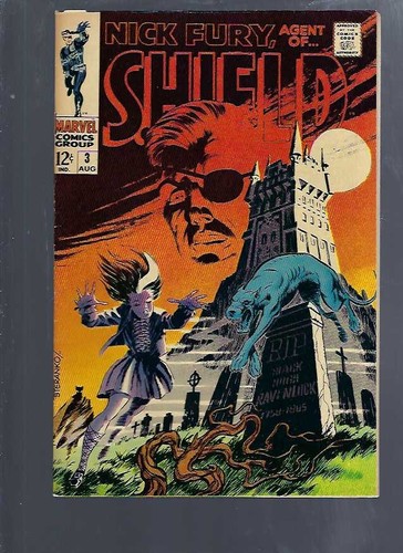 NICK FURY - AGENT OF SHIELD 3 - JIM STERANKO - 1968 SERIES - MARVEL ...
