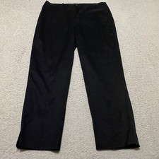Talbots Womens sz 12 Dress Pants Black Heritage Business Straight Leg High Rise