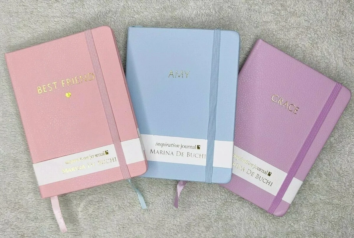 Inspirational Personalised Journals Marina De Buchi MANY NAMES AVAILABLE