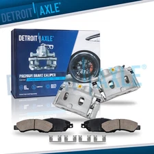 Front Brake Calipers and Brake Pads for Chevy Silverado Sierra 1500 Tahoe Yukon