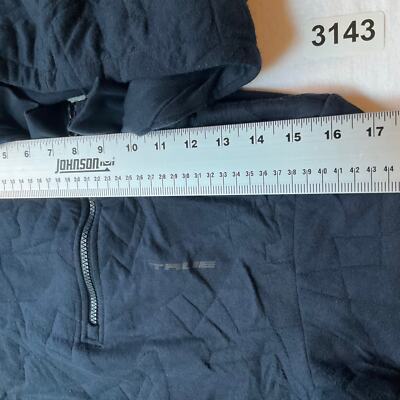 JACK & JONES Men Long Sleeve Turtleneck Hooded Half Zip Sweatshirt