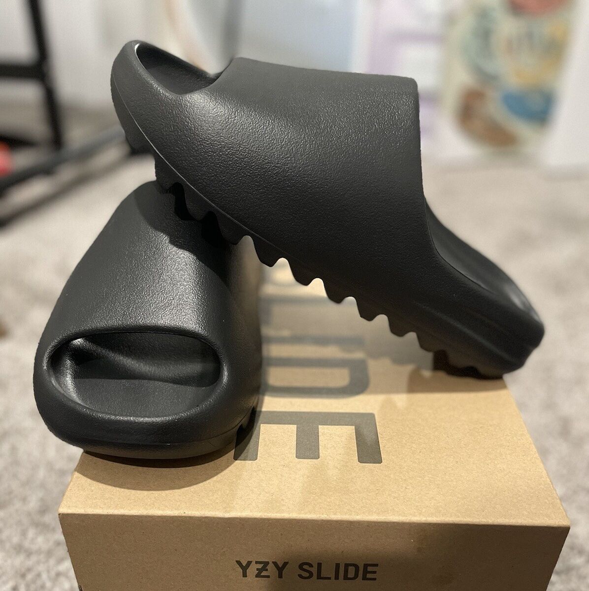 Adidas Yeezy Slide Onyx Size 8 | eBay Adidas Yeezy Slide Onyx Size 8 | eBay
