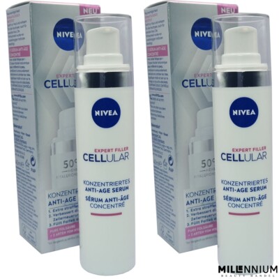 NIVEA Expert Filler Cellular Konzentriertes Anti-Age Serum 2 x 40ml - OVP