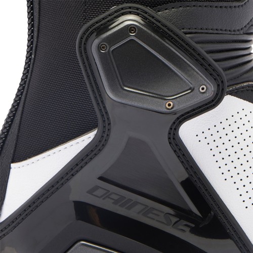 Motorcycle Leather Boots 44 - Dainese Axial 2 Air - Black-White-Lava Red - Picture 8 of 9