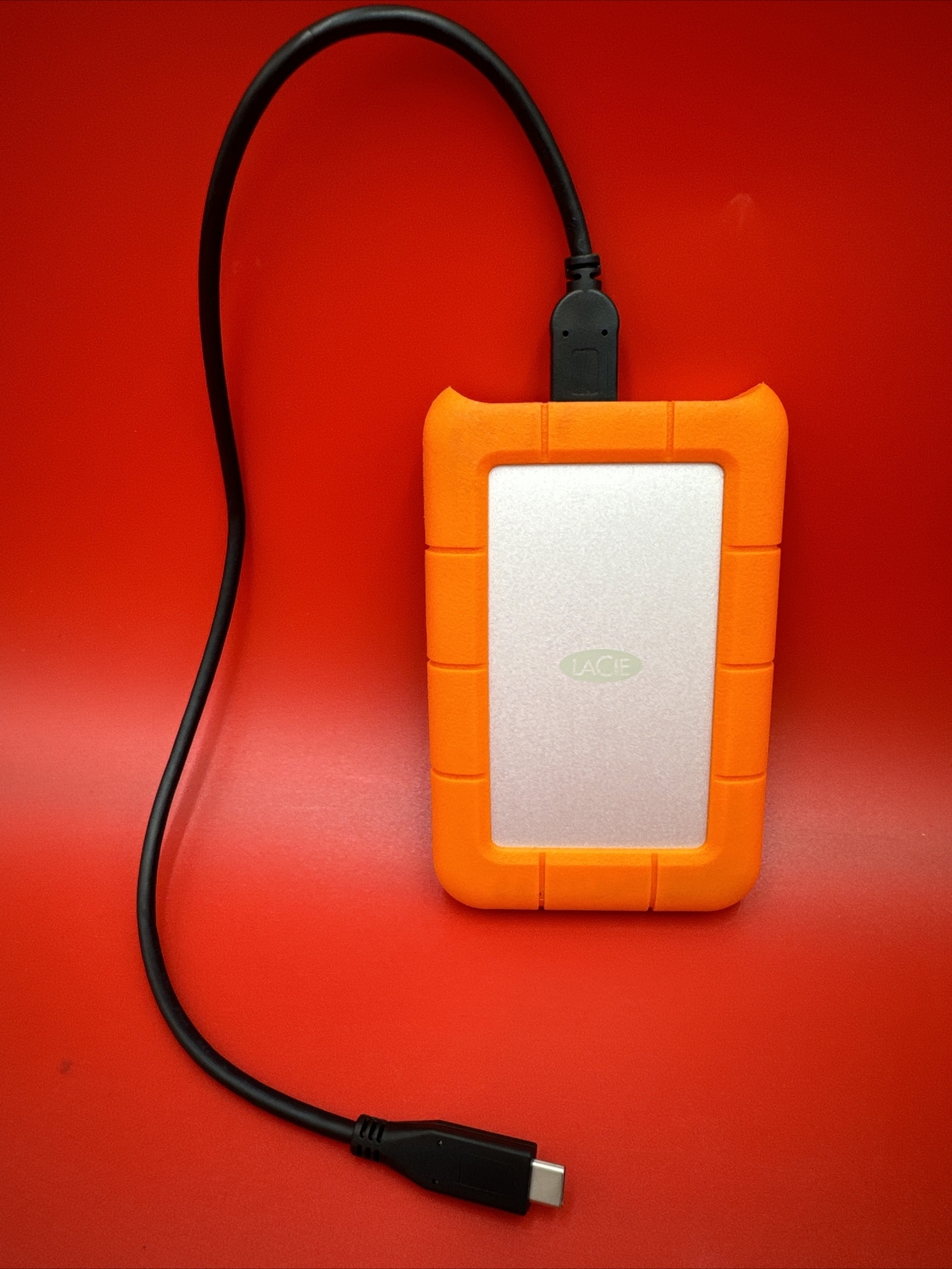 LaCie Rugged 1TB External Hard Drive Portable HDD USB-C USB 3.0 Drop Shock-image