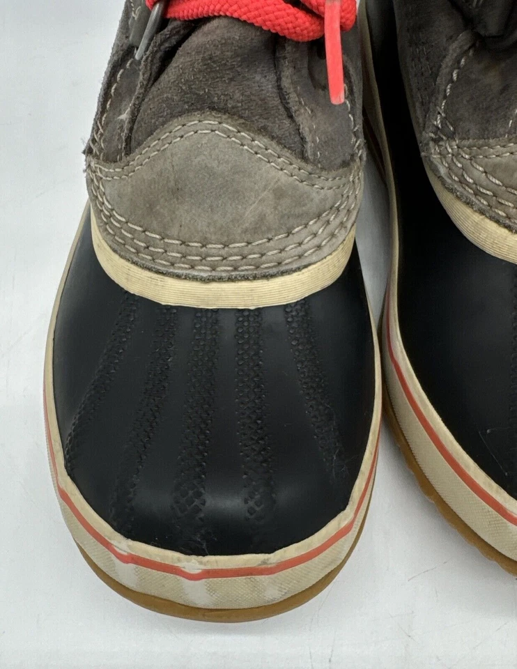 Botas impermeables Sorel Joan of Arctic Knit Premium II para mujer rosa y gris talla 7 Foto 2 de 4