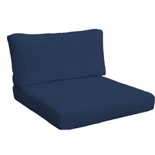 Set Of 5 Back/Seat Ebern Designs Outdoor Cushion Covers – Navy Performance