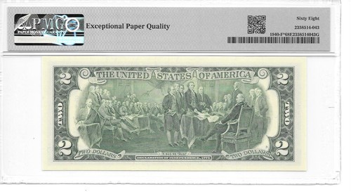 2013* $2 Atlanta Star FRN (F* Block) PMG 68 EPQ Superb Gem Uncirculated - Picture 18 of 24