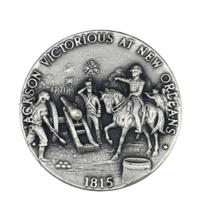 1815 Jackson Victorious At New Orleans - Danbury Mint Silver Medal