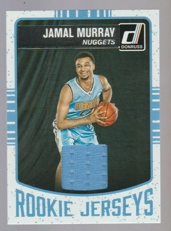 JAMAL MURRAY Nuggets 2016-17 Donruss ROOKIE JERSEYS #6 SP RC Relic