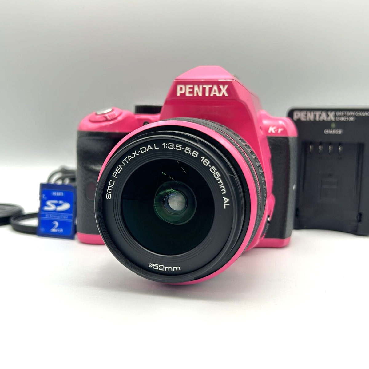 ❤️動作品❤️PENTAX K-r ❤️18-55 3.5-5.6❤️ PENTAX K-r SMC F3.5-5.6 18-55mm Pink Digital SLR Camera From Japan