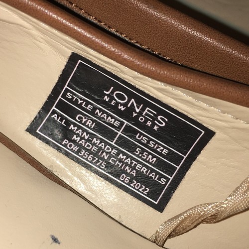 Jones New York Heels Womens 5.5 M Cyri Casual Slip On Moc Toe Loafer Pumps Brown - 第 17/21 張圖片