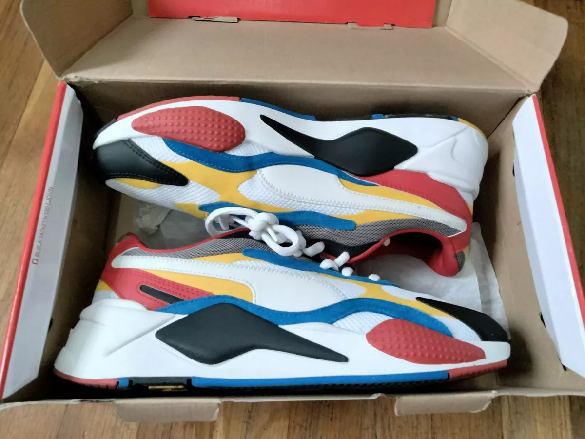 literalmente George Bernard Vuelo PUMA RS-X3 Running Shoes Men 11 Puzzle 2019 371570-04 red blue yellow  Sneakers | eBay