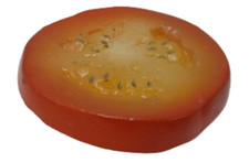 Play Food Display Prop Vintage Realistic Tomato Slice