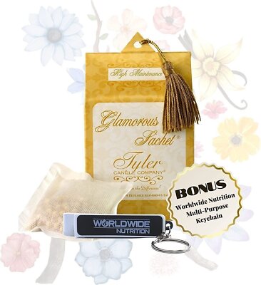 Tyler Candle Company High Maintenance Dryer Sheet Sachets - 1 Pack, 4 Sachets