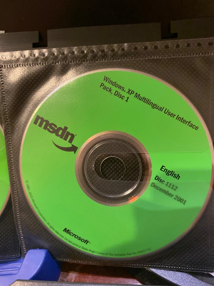 RARE AUTHENTIC BRAND NEW Microsoft Windows XP Multilingual Interface Pack, 2 CDs - Image 2 of 3