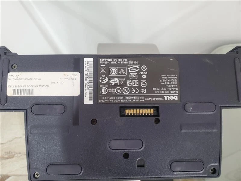 DELL PRO1X Laptop D/Port Docking Station Port Replicator - Image 4 of 4