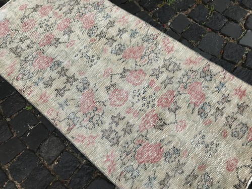 Turkish Antique rug Bohemian Area rug Oushak rug Vintage Rug Handmade Wool rug - Picture 2 of 12