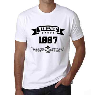 ULTRABASIC Herren T-Shirt Lilie Olivenzweig Vintage seit 1967