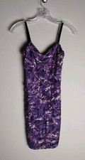 Guess Los Angeles Purple Pink Black Bodycon Club Dress Small