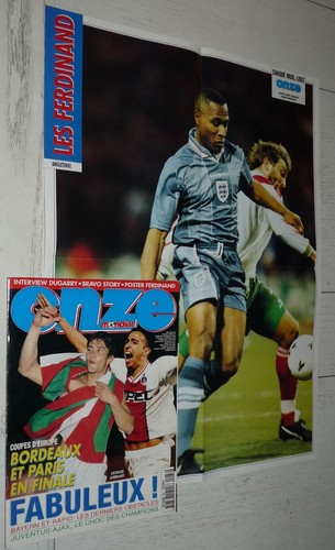 Magazine Onze Mondial N°89, 1996, Spécial Euro 96, PSG, Juventus, Bayern