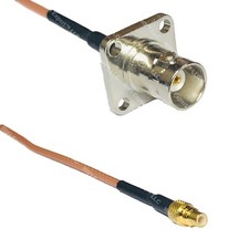 RG316 BNC Flange Female to SMC MALE RF Cable Rapid-SHIP LOT