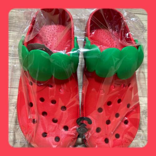 Strawberry Sandals Pink Red Womens size US6-8 23-25cm Style Slippers NEW - Picture 8 of 9