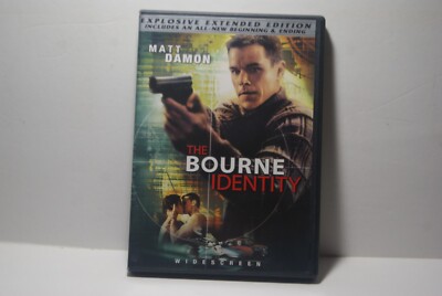 The Bourne Identity DVD Matt Damon Action Thriller Fun Watch 2002