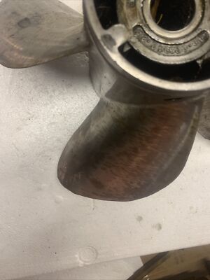 Quicksilver Trophy 25P Boat Prop Stainless Steel 4 Blade 48-825942