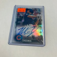F95617  2016 Bowman Chrome Prospect Auto Refractors Mark Zagunis /499