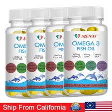 OMEGA 3 xl sofgels 3600mg 120 Caspules FISH OIL Epa Dha Essential Fatty Acids