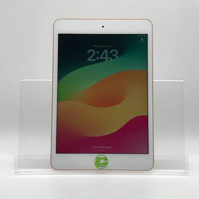 WiFi Only Apple iPad Mini 5th Gen 64GB Gold MUQY2LL/A | eBay