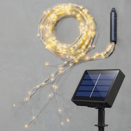 Outdoor Solar Fairy String Lights - Waterproof Watering Can Light - Warm White - Picture 3 of 10