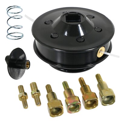 UNIVERSAL Rasenkopf manuelle Vorschubspule Schnurschrauben Dual Trimmer Motorsense
