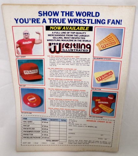 Vintage Victory SPORTS Series Interior Wrestling Magazine December 1984 Hulk Hogan - Picture 2 of 2