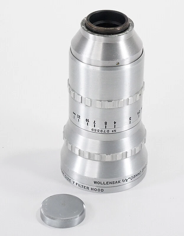 13MM  13/1.2 WOLLENSAK RAPTAR IN C MOUNT, WITH REAR CAP (FOCUS BAD)/220546 - Image 2 of 2