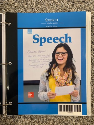Speech Study Guide, 2016, Paired with the Speech Textbook, McGraw Hill