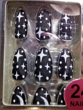 MULTI BRANDS & COLORS Nails Medium GLUE ON - Choose Color